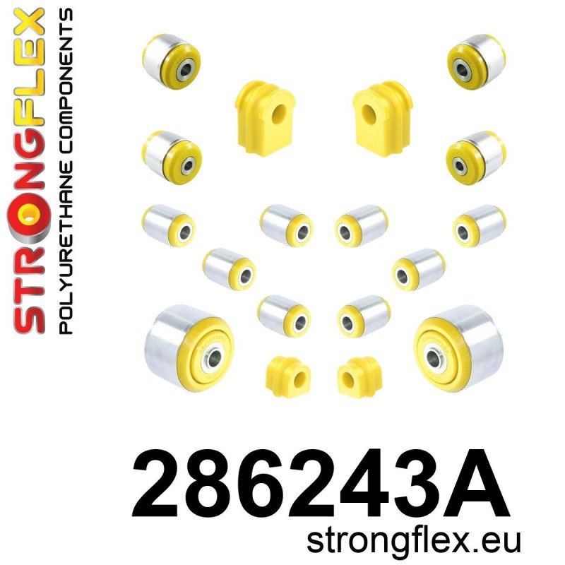 STRONGFLEX|286243A: Polyurethan Buchsensatz fur Vorder und Hinterachse SPORT Catalog