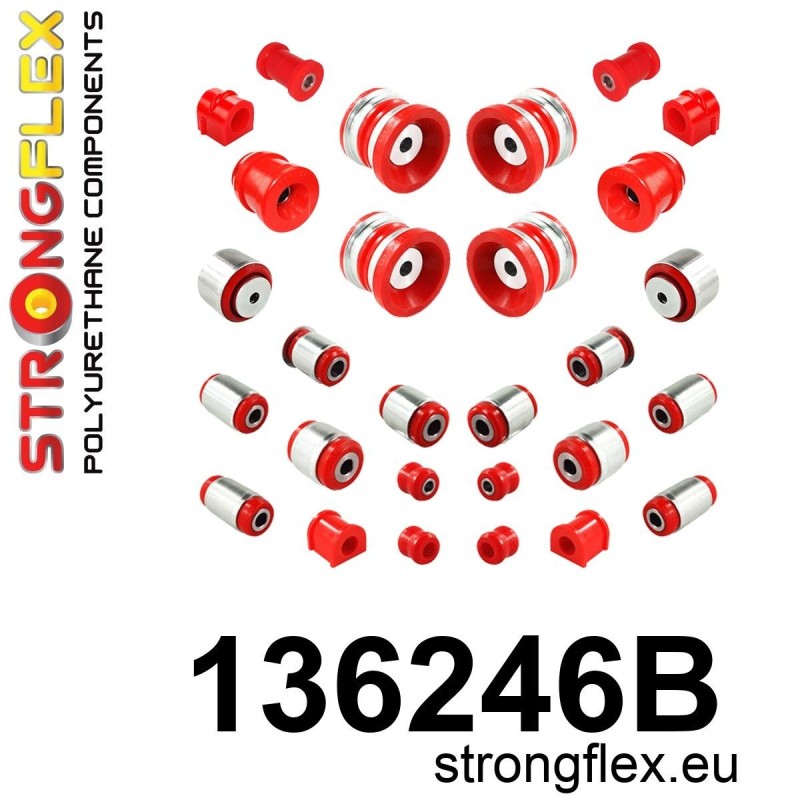STRONGFLEX|136246B: Kompletny zestaw zawieszenia Fiat Croma II 05-10 Opel/Vauxhall Vectra Cavalier C 02-08 Signum 03-08