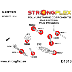 STRONGFLEX|166110A: Rear suspension bush kit SPORT Katalog 2