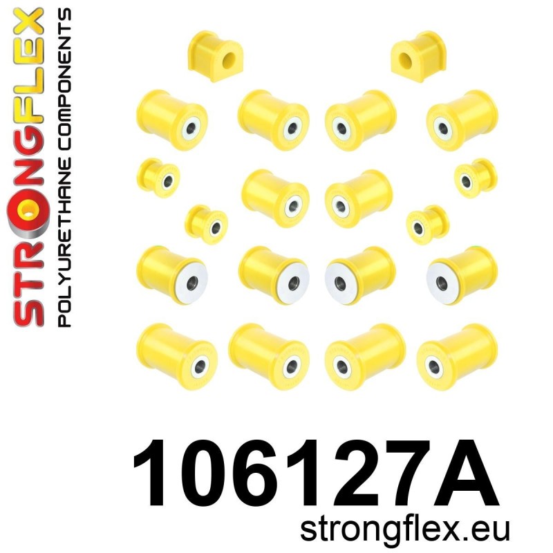 STRONGFLEX|106127A: Polyurethan Buchsensatz Hinterachse SPORT Mazda MX-5/Miata Roadster I 89-98 NA