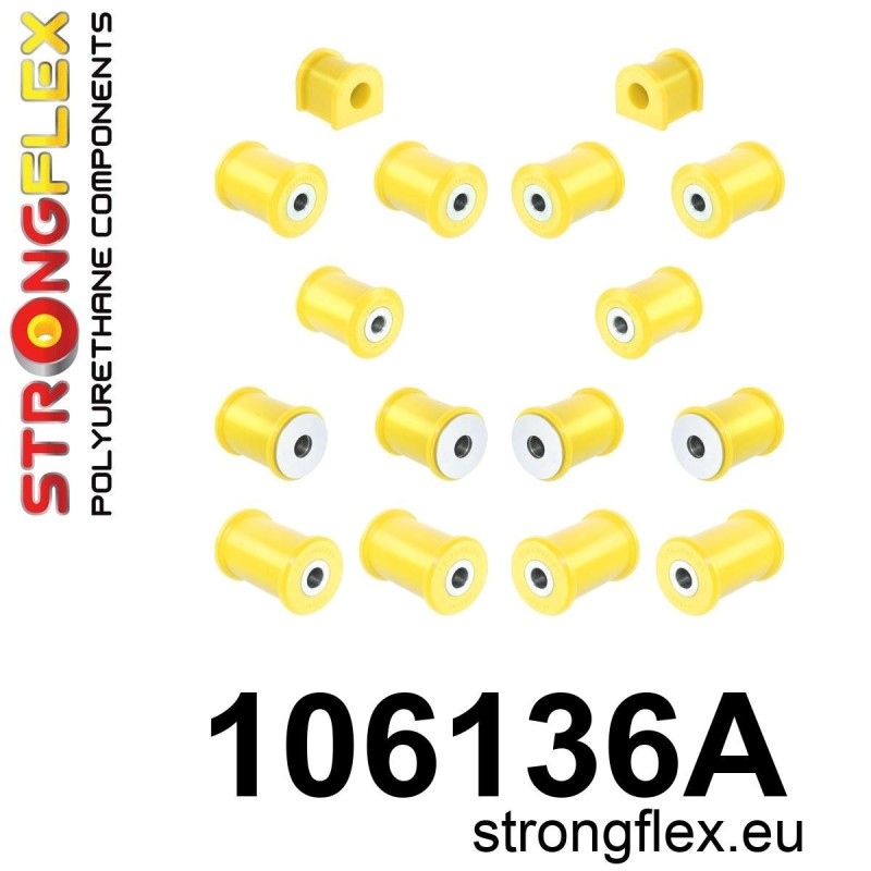 STRONGFLEX|106136A: Zestaw poliuretanowy zawieszenia tylnego SPORT Mazda MX-5/Miata Roadster II 99-05 NB