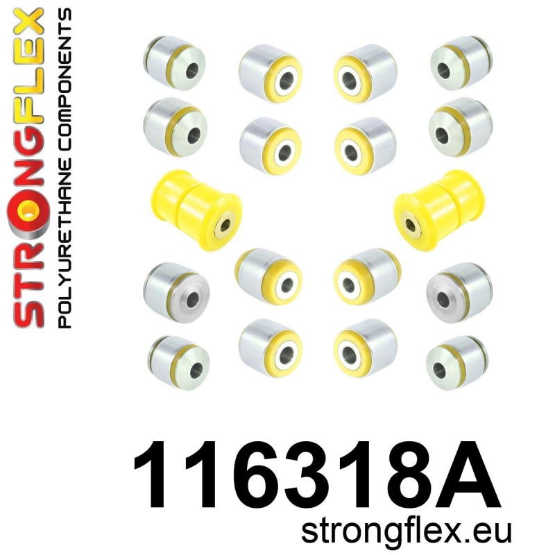STRONGFLEX|116318A: Polyurethan Buchsensatz Hinterachse SPORT Catalog