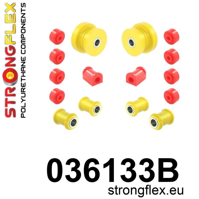 STRONGFLEX|036133B: Kit de casquillos de suspensión delantera BMW Seria 6 I 76-89 E24 75-82 E3/E9 68-77 5 72-81 E12