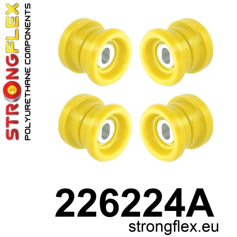 STRONGFLEX|226224A: Front subframe bush kit SPORT Audi A6/S6 RS6 C5 97-04 Quattro Allroad FWD A4 S4 RS4 I 95-01 B5 II 01-05 B6