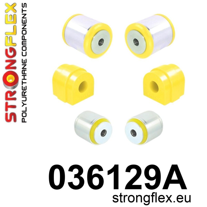 STRONGFLEX|036129A: Vorderachsbuchsen Satz SPORT BMW Serie 5 IV 95-03 E39 Sedan Touring
