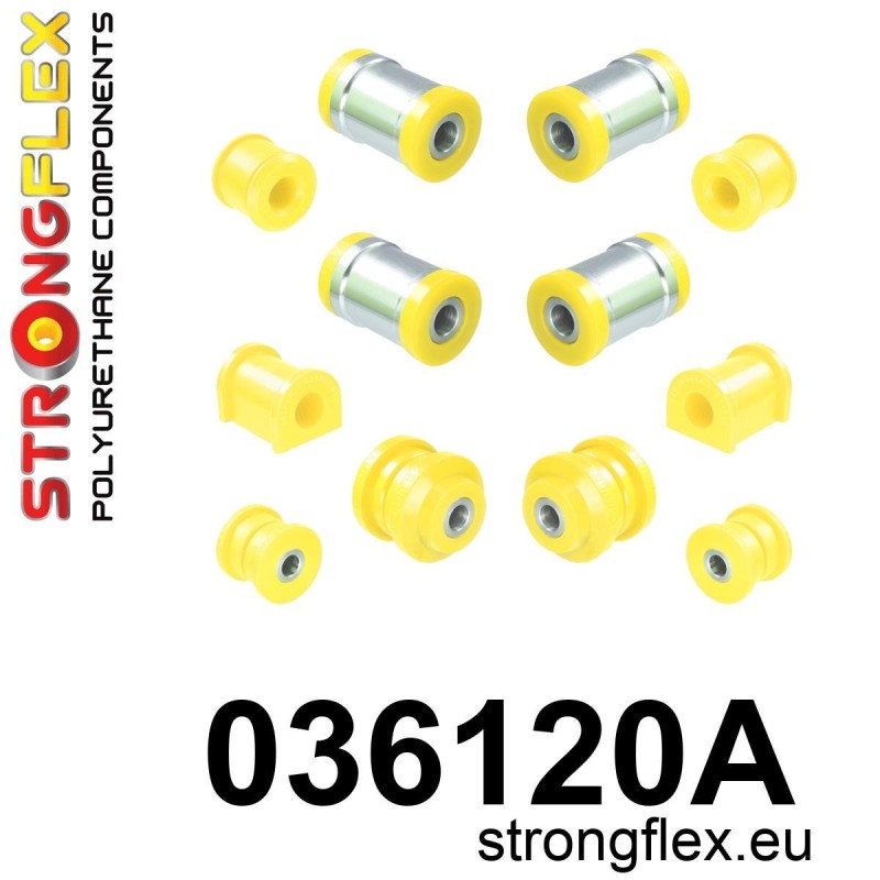 STRONGFLEX|036120A: Rear suspension bush kit SPORT BMW Z1 89-91 E30/Z