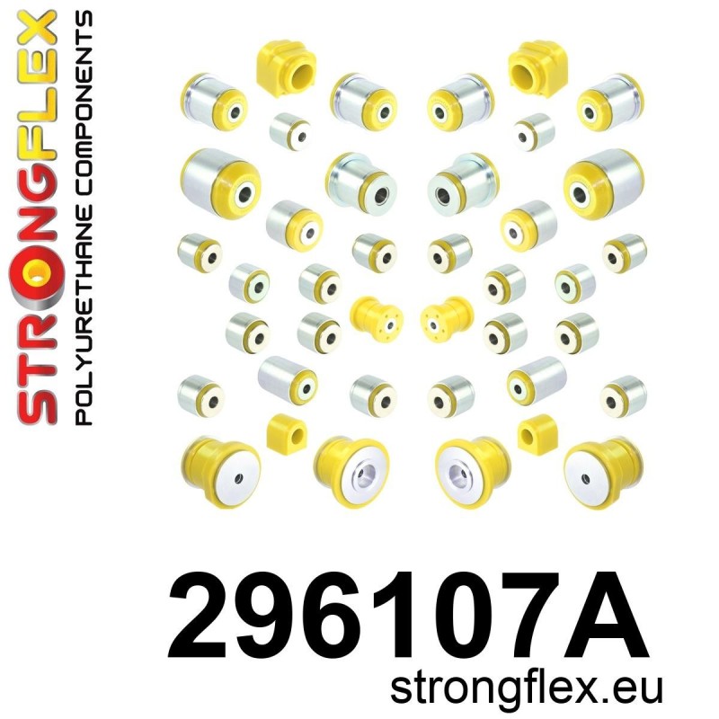 STRONGFLEX|296107A: Komplettes Fahrwerk Buchsen-Kit AWD SPORT Dodge Magnum 04-08 AWD Lancia Thema II 11-14 Charger I 05-10