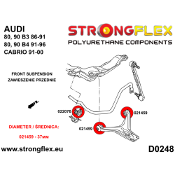 STRONGFLEX|026298B: Front suspension bush kit Katalog 2