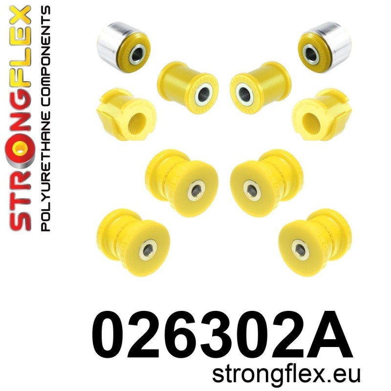 STRONGFLEX|026302A: Kit de casquillos de suspensión delantera y eje trasero SPORT Katalog