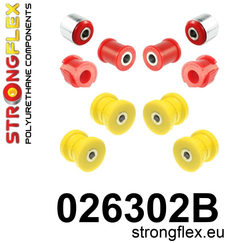 STRONGFLEX|026302B: Front suspension and ream beam bush kit Katalog