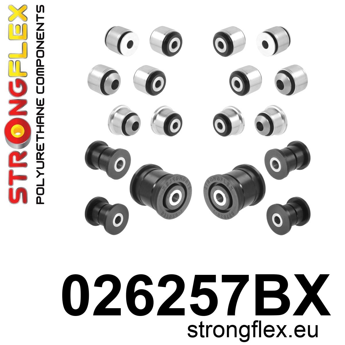 brunt U2 パックマン Golden arm bush de brunt 026257B: Rear suspension bush kit polyurethane Audi | STRONGFLEX